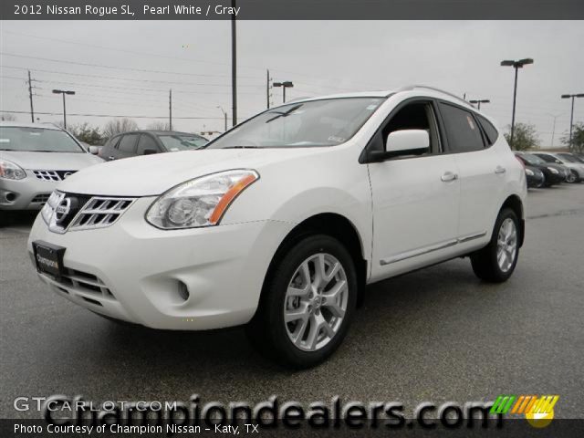 2012 Nissan rogue pearl white #8