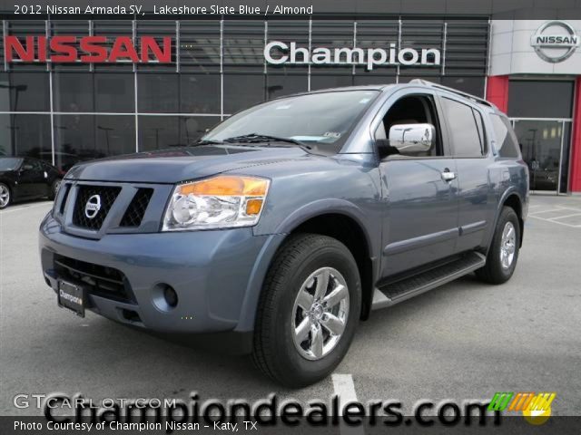 2012 Nissan Armada SV in Lakeshore Slate Blue