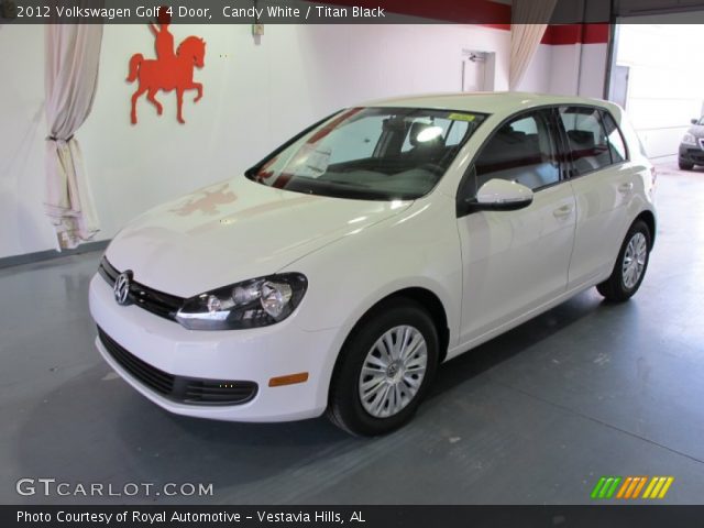 2012 Volkswagen Golf 4 Door in Candy White