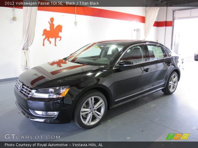 2012 Volkswagen Passat TDI SE in Black