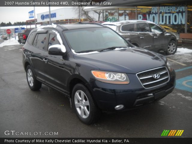 2007 Hyundai Santa Fe Limited 4WD in Deepwater Blue