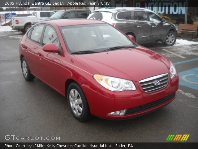 2009 Hyundai Elantra GLS Sedan in Apple Red Pearl