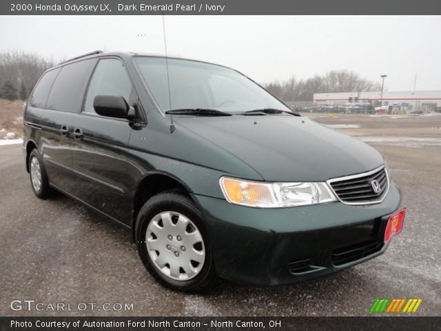 2000 Honda Odyssey LX in Dark Emerald Pearl