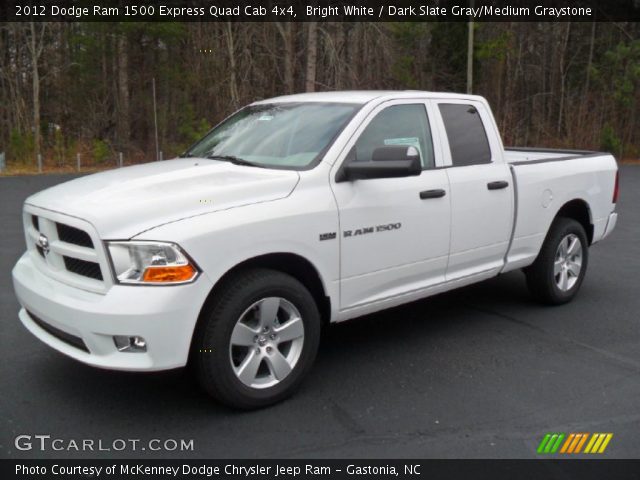 2012 Dodge Ram 1500 Express Quad Cab 4x4 in Bright White