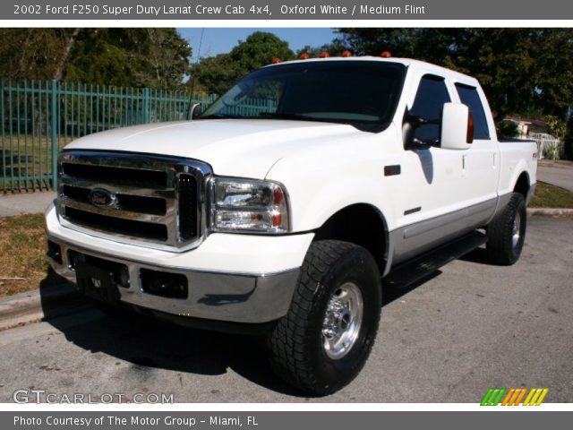 2002 Ford F250 Super Duty Lariat Crew Cab 4x4 in Oxford White