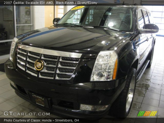 2007 Cadillac Escalade ESV AWD in Black Raven