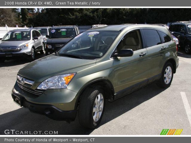 2008 Honda CR-V EX 4WD in Green Tea Metallic