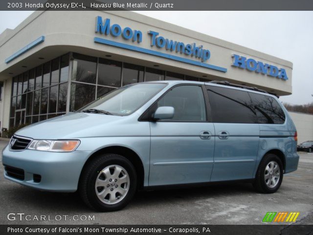 2003 Honda Odyssey EX-L in Havasu Blue Metallic