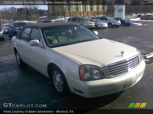 2003 Cadillac DeVille Sedan in White Diamond