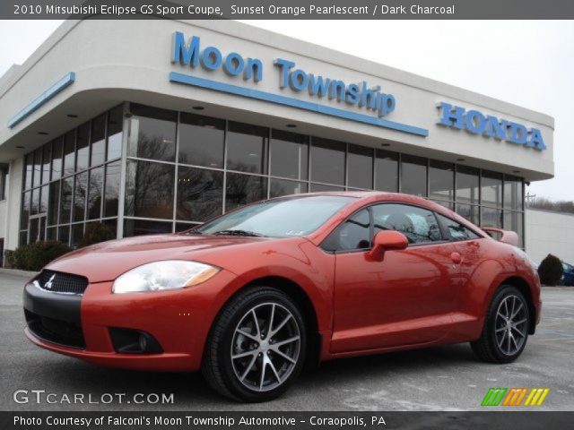 2010 Mitsubishi Eclipse GS Sport Coupe in Sunset Orange Pearlescent