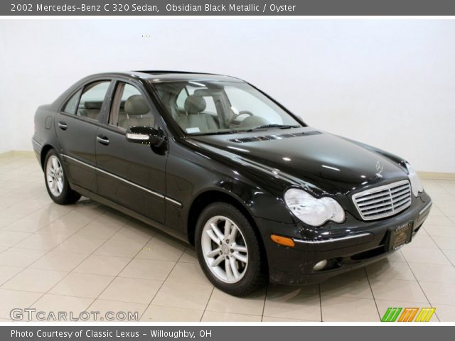 2002 Mercedes-Benz C 320 Sedan in Obsidian Black Metallic