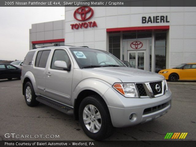 2005 Nissan Pathfinder LE 4x4 in Silver Lightning Metallic