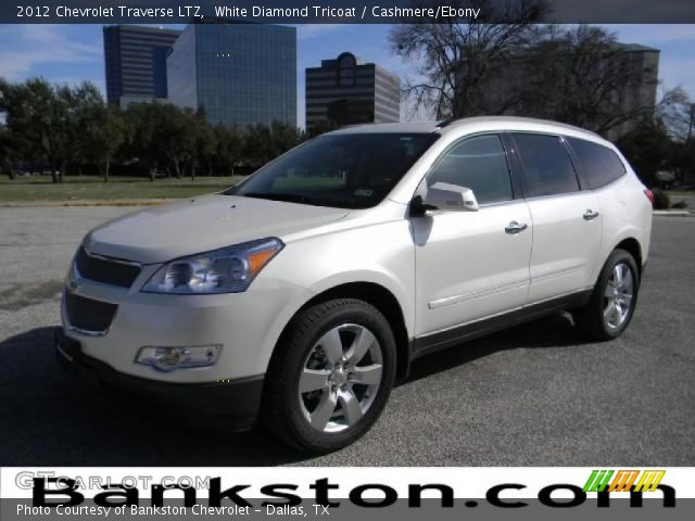 2012 Chevrolet Traverse LTZ in White Diamond Tricoat