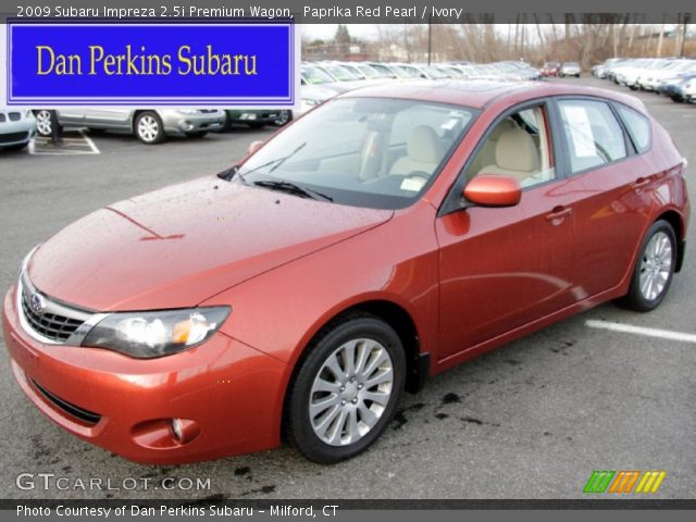 2009 Subaru Impreza 2.5i Premium Wagon in Paprika Red Pearl