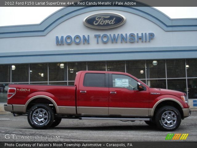 2012 Ford F150 Lariat SuperCrew 4x4 in Red Candy Metallic