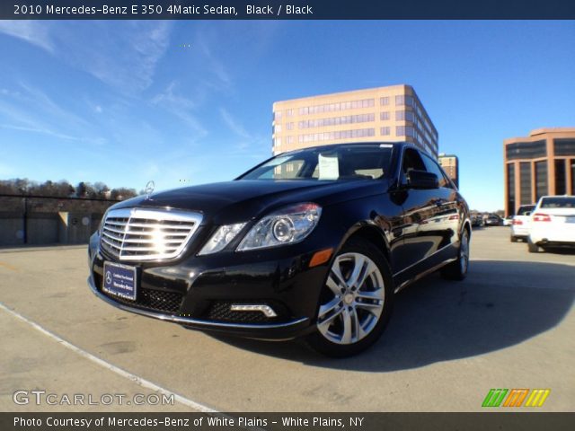 2010 Mercedes-Benz E 350 4Matic Sedan in Black