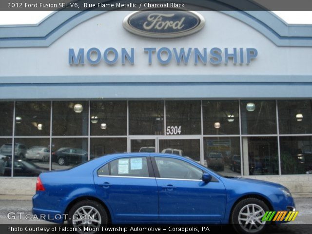 2012 Ford Fusion SEL V6 in Blue Flame Metallic