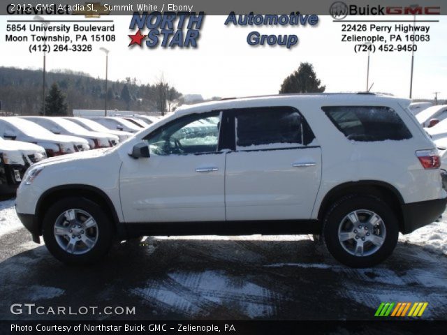 2012 GMC Acadia SL in Summit White