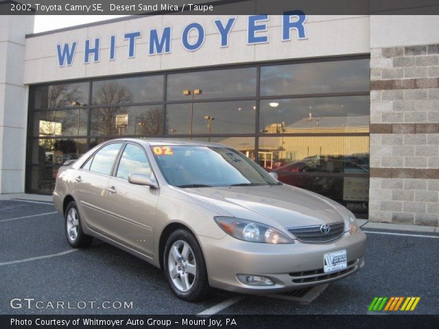2002 Toyota Camry SE in Desert Sand Mica