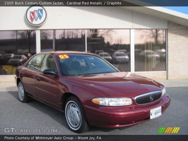 2005 Buick Century Custom Sedan in Cardinal Red Metallic