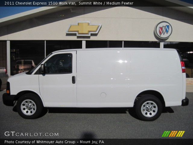 2011 Chevrolet Express 1500 Work Van in Summit White