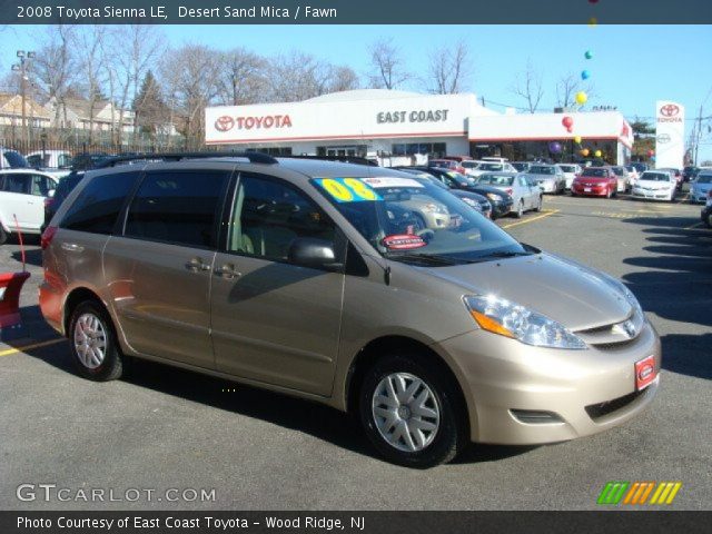 2008 Toyota Sienna LE in Desert Sand Mica