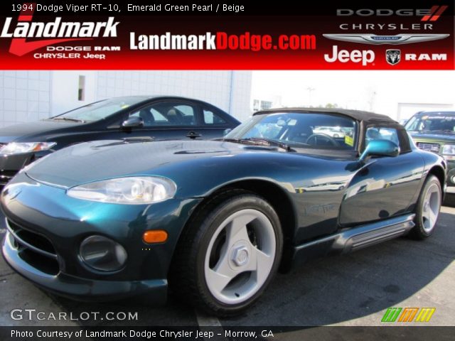 1994 Dodge Viper RT-10 in Emerald Green Pearl