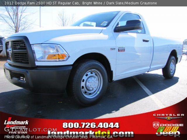 2012 Dodge Ram 2500 HD ST Regular Cab in Bright White