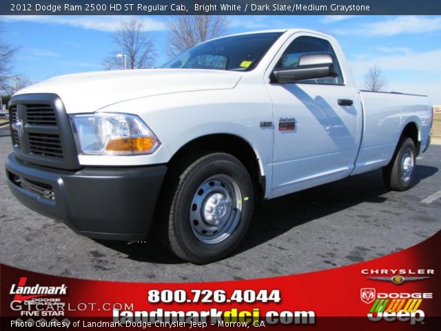 2012 Dodge Ram 2500 HD ST Regular Cab in Bright White