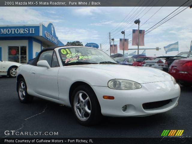 2001 Mazda MX-5 Miata Roadster in Pure White