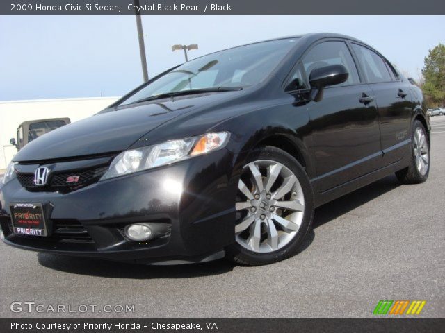 2009 Honda civic si sedan black