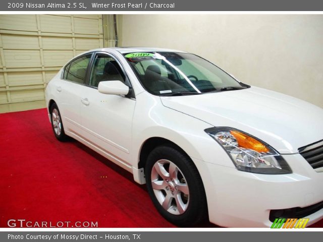 2009 Nissan Altima 2.5 SL in Winter Frost Pearl