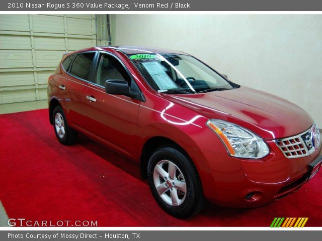 2010 Nissan Rogue S 360 Value Package in Venom Red