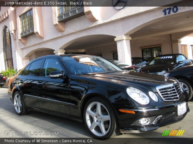 2009 Mercedes-Benz E 350 Sedan in Black