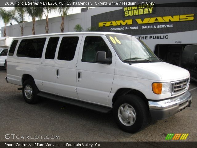 2006 Ford E Series Van E350 XLT 15 Passenger in Oxford White