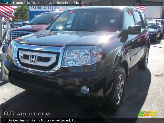 2011 Honda Pilot Touring in Crystal Black Pearl