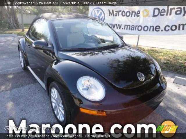 2008 Volkswagen New Beetle SE Convertible in Black