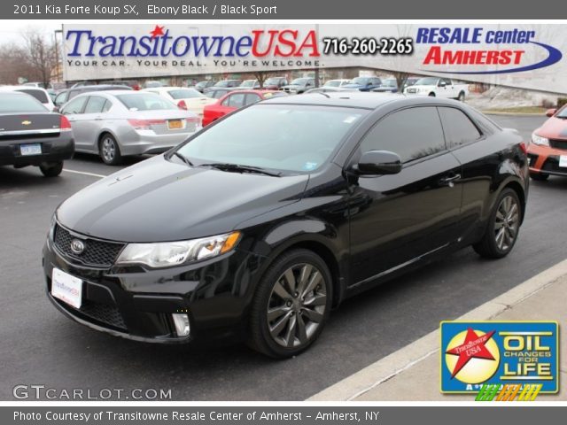2011 Kia Forte Koup SX in Ebony Black