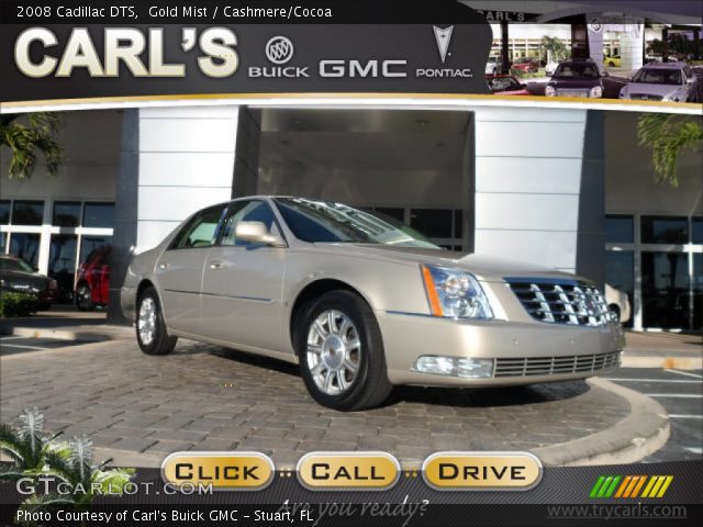 2008 Cadillac DTS  in Gold Mist