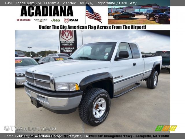 1998 Dodge Ram 2500 Laramie Extended Cab 4x4 in Bright White
