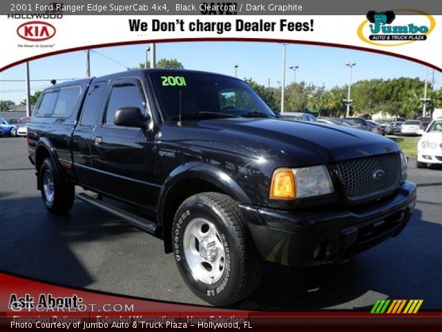 2001 Ford Ranger Edge SuperCab 4x4 in Black Clearcoat