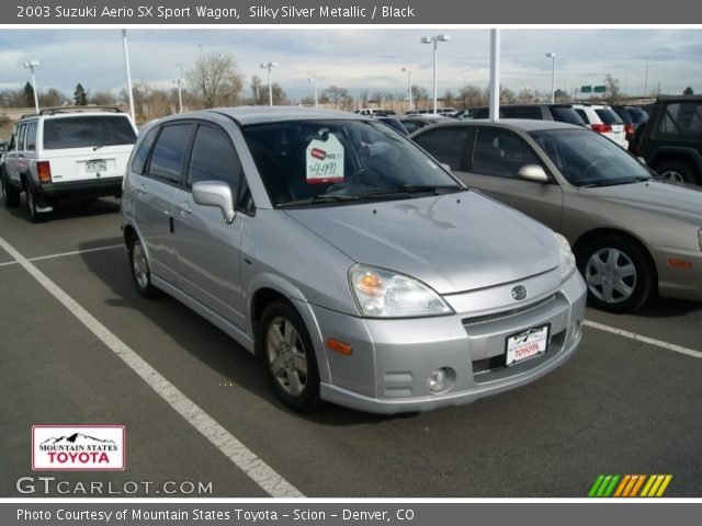 2003 Suzuki Aerio SX Sport Wagon in Silky Silver Metallic