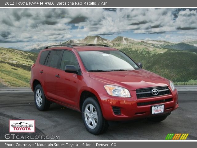 2012 Toyota RAV4 I4 4WD in Barcelona Red Metallic