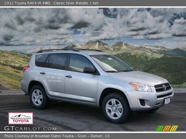 2012 Toyota RAV4 I4 4WD in Classic Silver Metallic