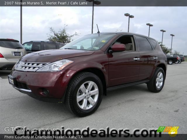 2007 Nissan Murano S in Merlot Pearl