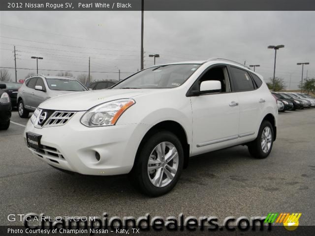 2012 Nissan Rogue SV in Pearl White