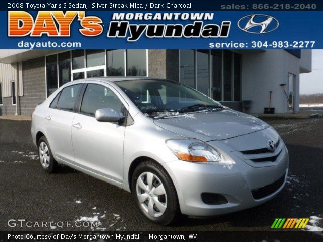 2008 Toyota Yaris S Sedan in Silver Streak Mica