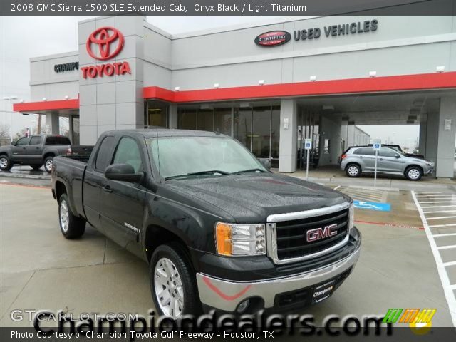 2008 GMC Sierra 1500 SLE Extended Cab in Onyx Black