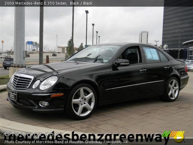 2009 Mercedes-Benz E 350 Sedan in Black