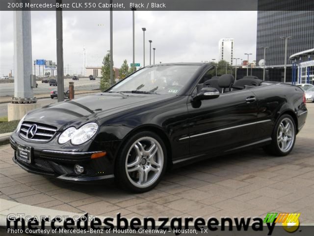 2008 Mercedes-Benz CLK 550 Cabriolet in Black